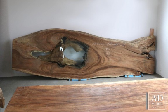 Countertops made of exotic wood