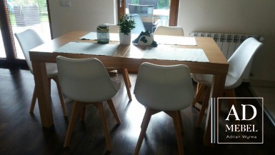 Stół okleina dębowa jasna