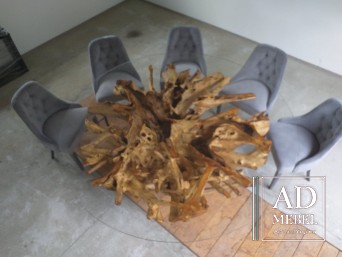 Stół korzeń teak